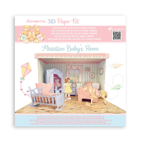 Stamperia 3D Paper Kit 12x12 Inch Daydream Baby's Room (SBPOP11)